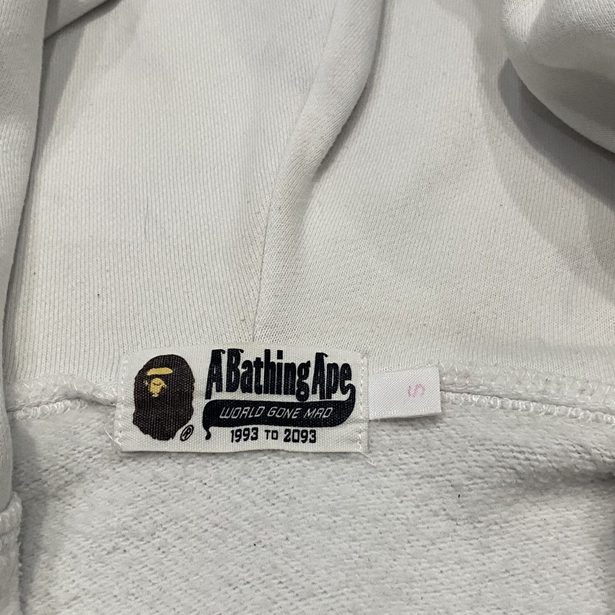Bape Bape Shark Reflective White Fullzip Hoodie Size S / US 4 / IT 40 - 2 Thumbnail