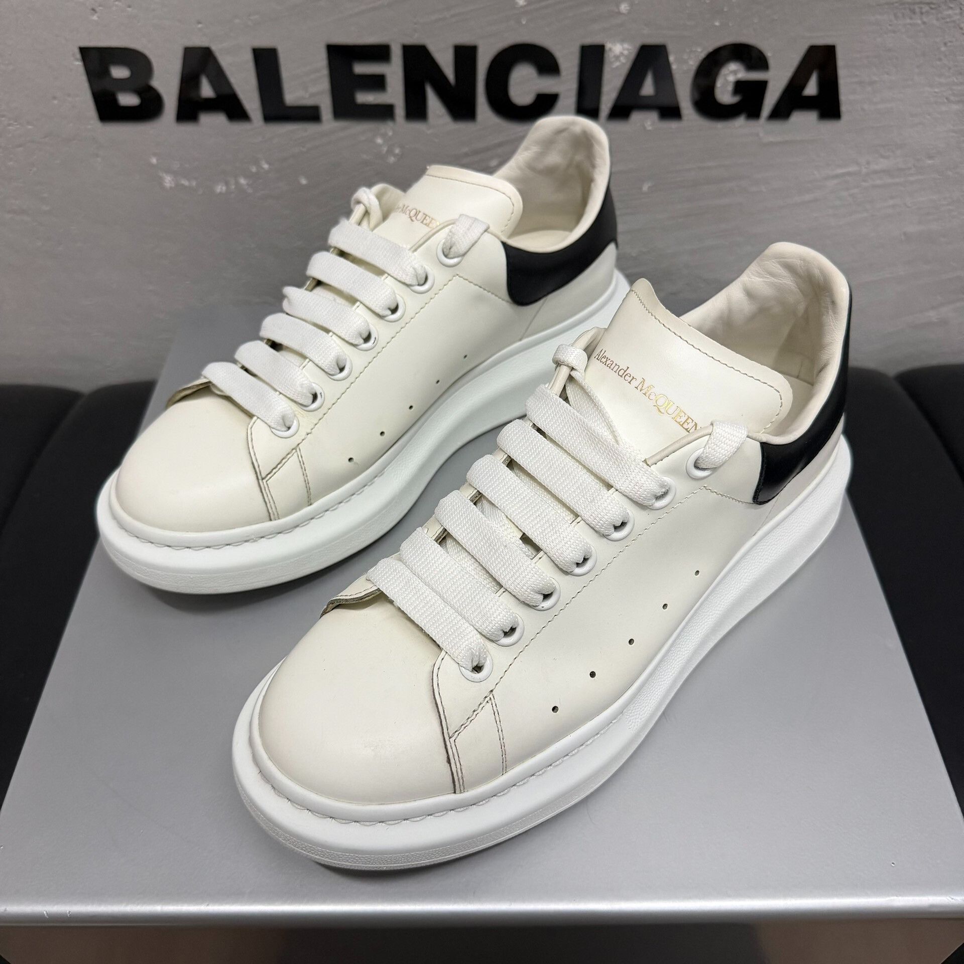 Balenciaga Balenciaga 10XL White/Black Low Top Sneakers New | Grailed