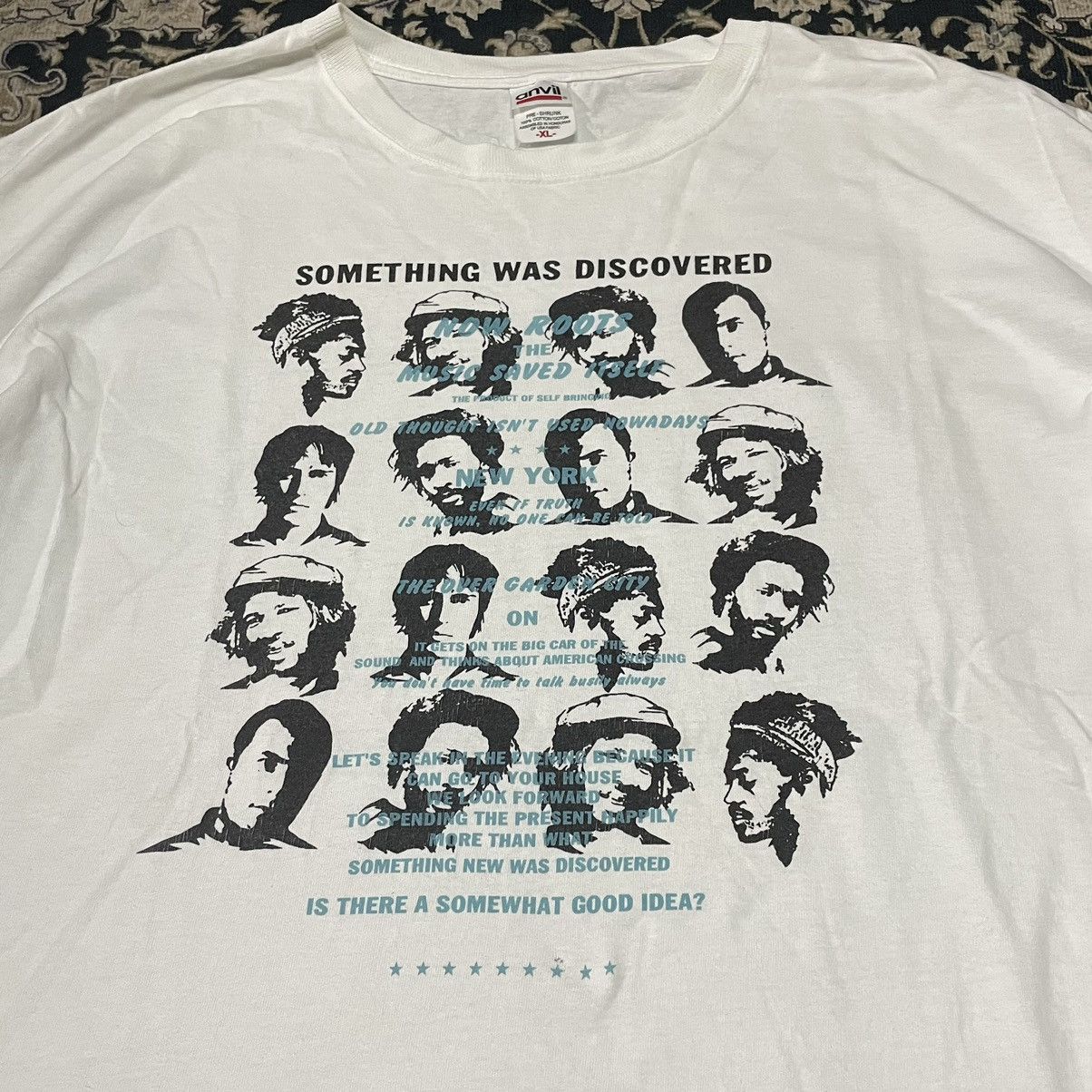 Vintage NEW YORK something was discovered vintage tees Size US XL / EU 56 / 4 - 3 Thumbnail