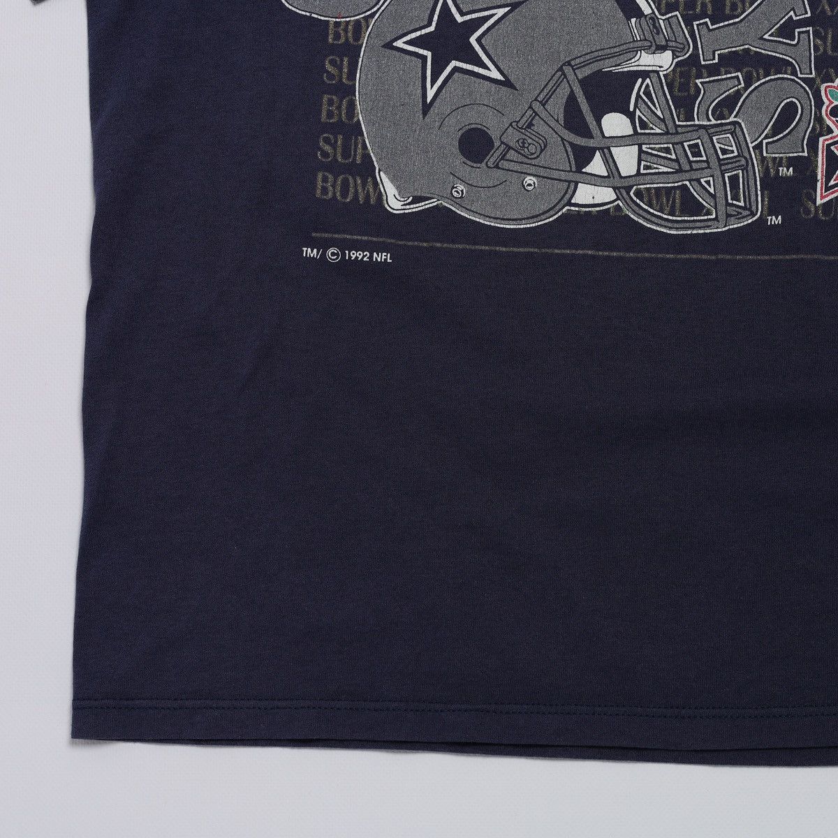 NFL 1992 Cowboys Super Bowl Champions Vintage Tee NFL Faded Size US XL / EU 56 / 4 - 2 Thumbnail