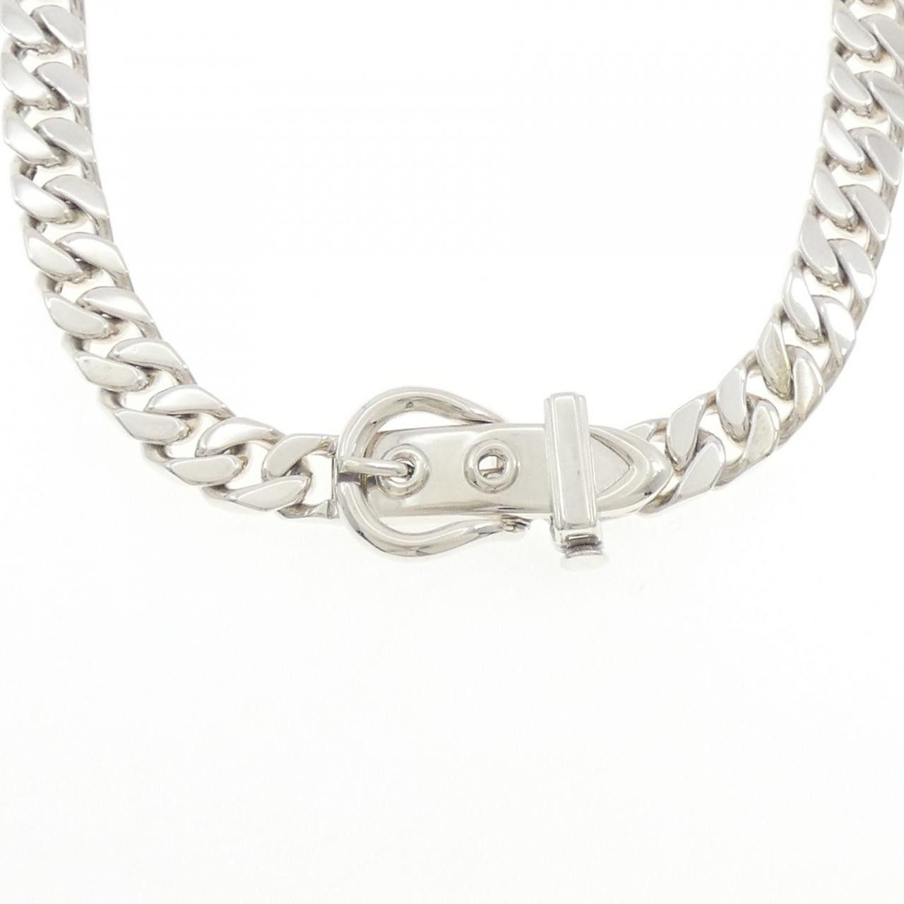Hermes Hermes Hermes 925 Silver Necklace Precious Metal Necklace DUTY FREE for USA Size ONE SIZE - 1 Thumbnail