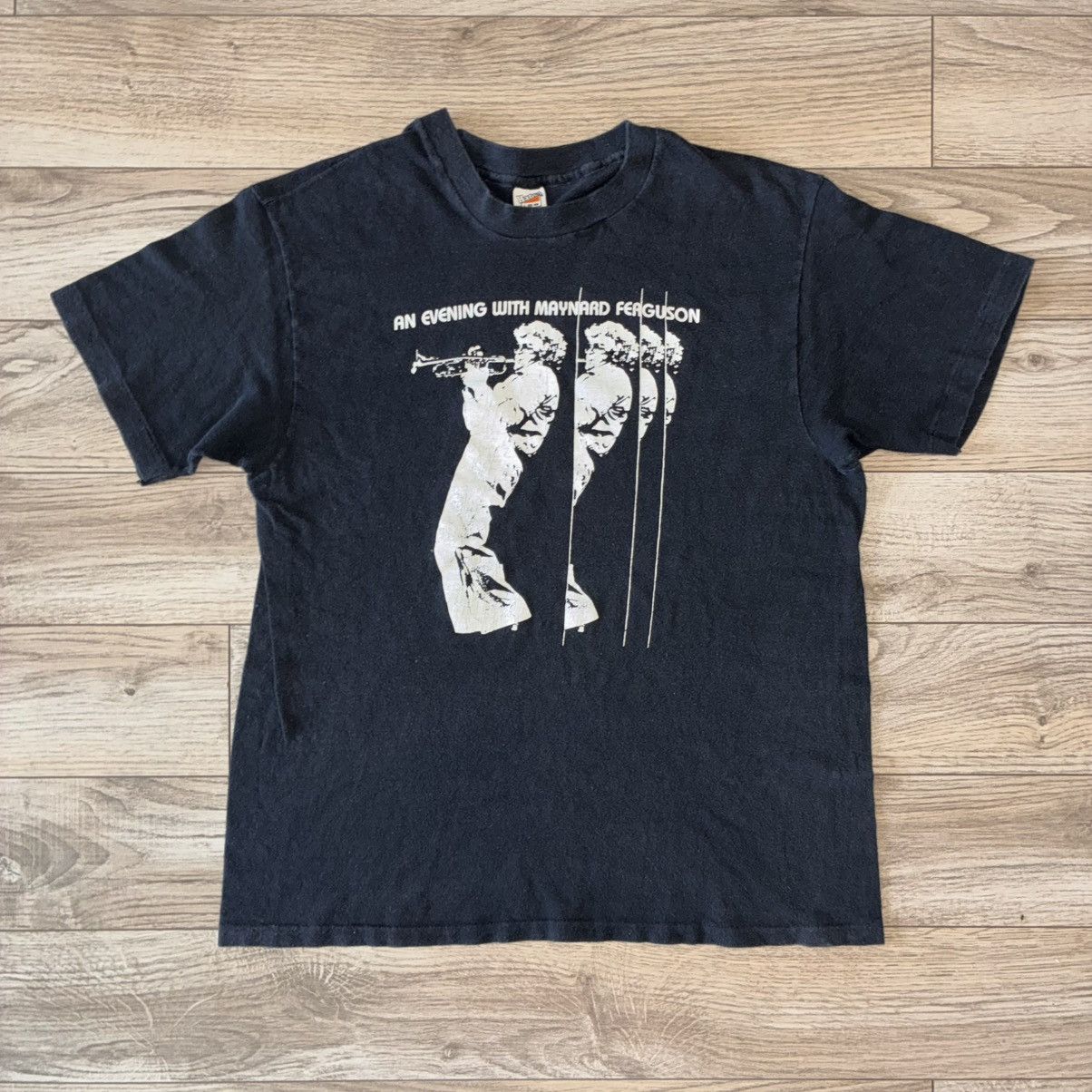 Hanes 70s Maynard Ferguson jazz t-shirt Size US L / EU 52-54 / 3 - 1 Thumbnail