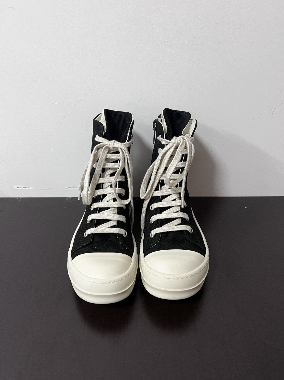 Rick Owens Drkshdw Rick owens drkshdw ramones high top sneakers Size US 7 / IT 37 - 3 Thumbnail
