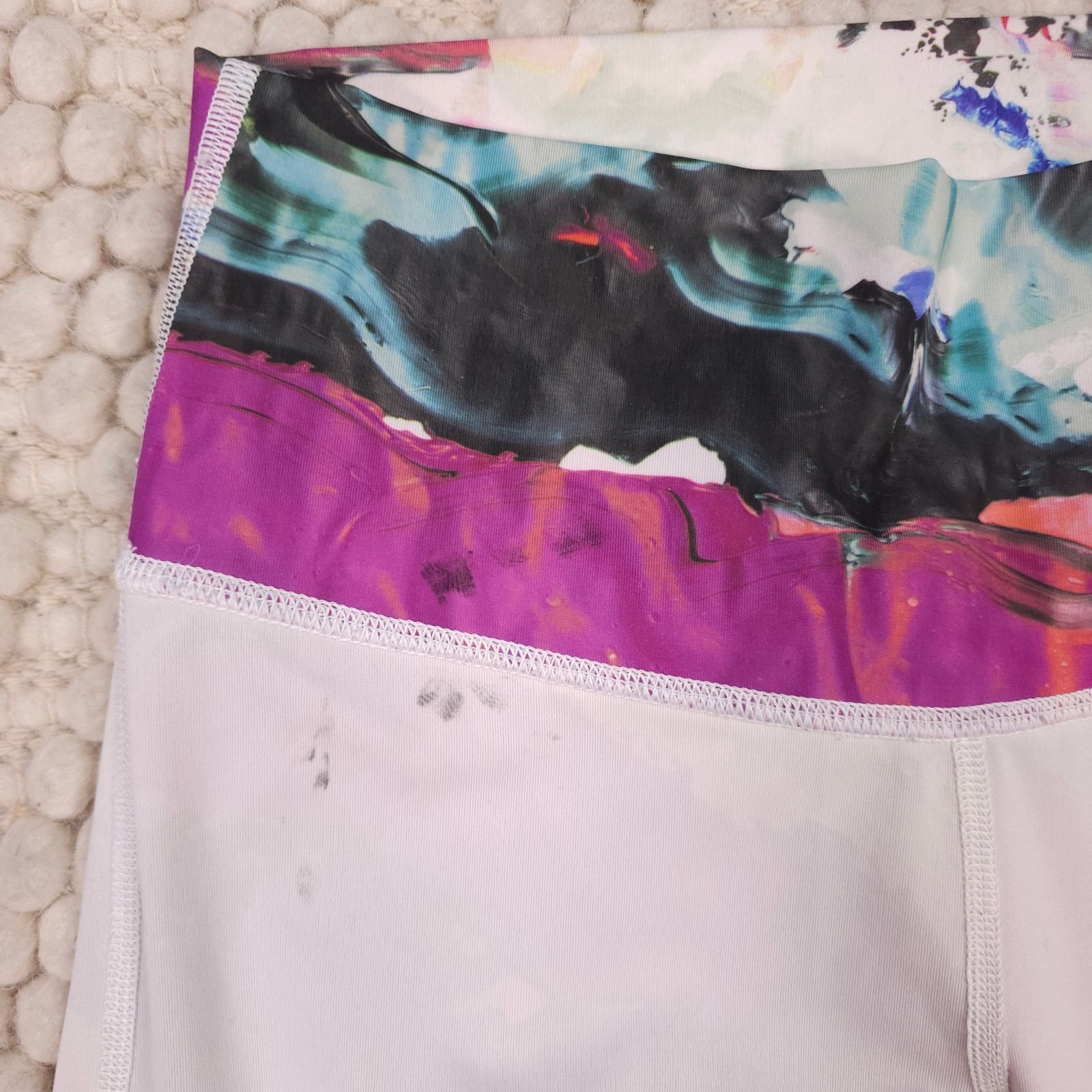 Lululemon Lululemon High Times Leggings Pigment Wave Multi White Size 28" / US 6 / IT 42 - 10 Thumbnail