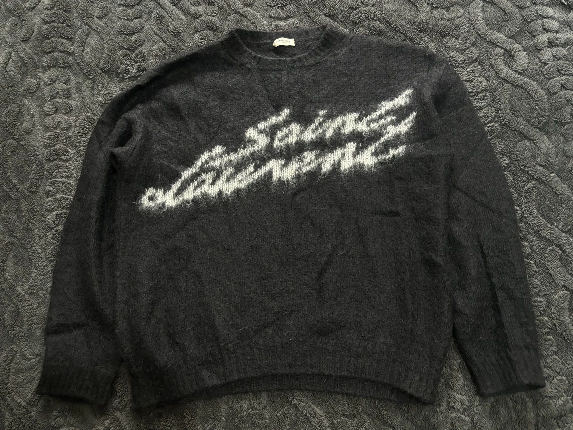 Saint Laurent Paris Saint Laurent Paris Mohair blend knitted