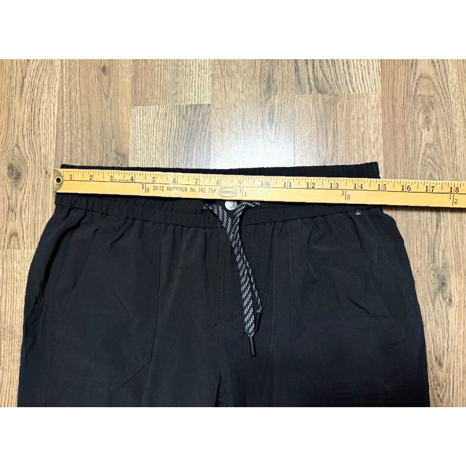 Avalanche Avalanche Pants Women’s Medium Black Elastic Waist Tie Waist Jogger Active Wear Size 32" / US 10 / IT 46 - 7 Thumbnail
