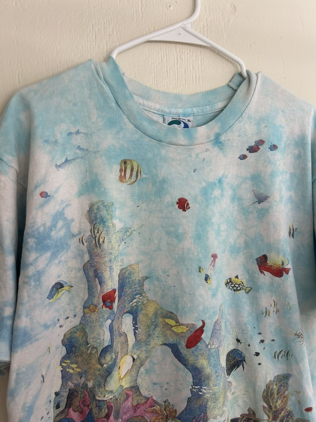 Liquid Blue Liquid Blue Coral Reef Full Art Front & Back Graphic T-shirt Size US XL / EU 56 / 4 - 6 Thumbnail
