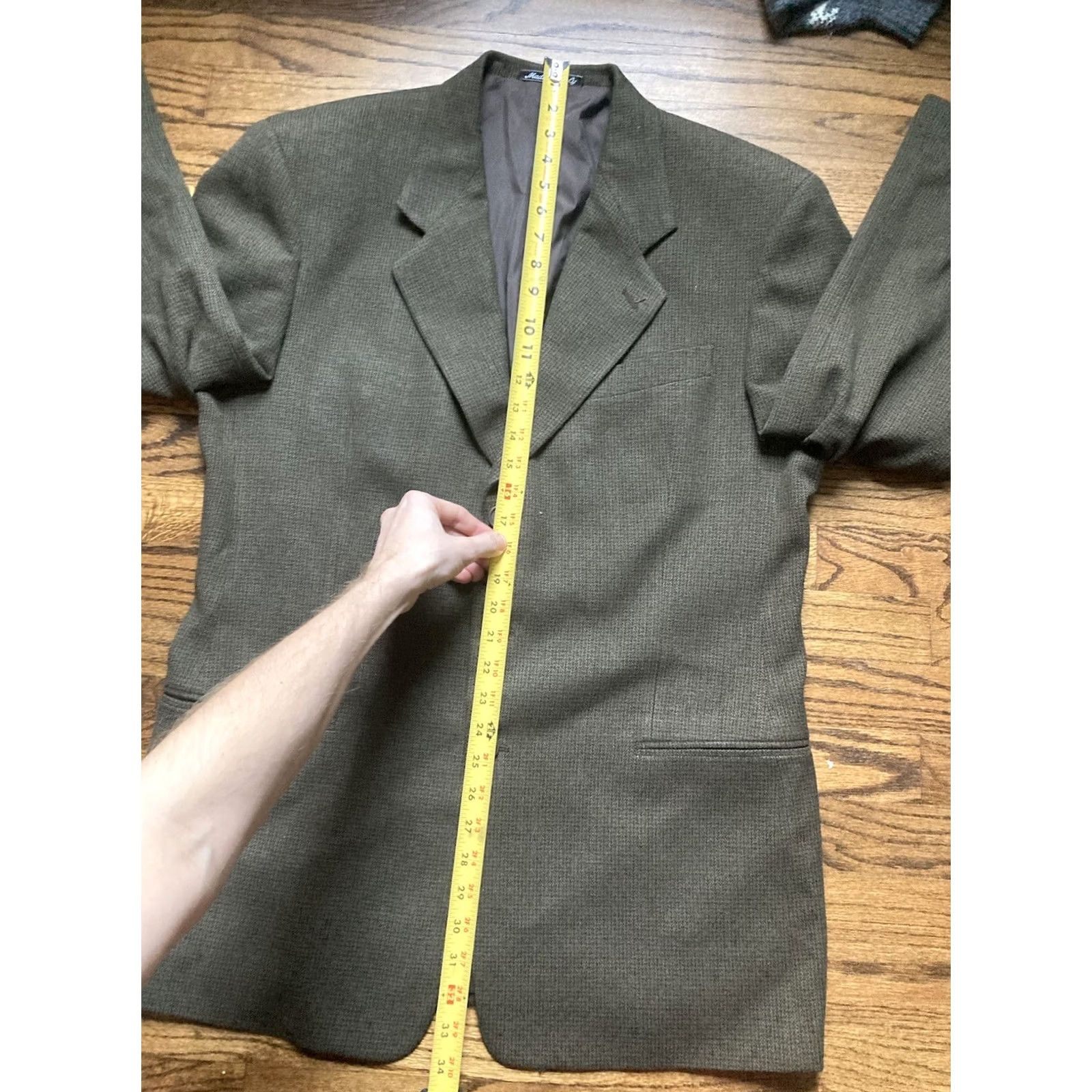 Giorgio Armani Giorgio Armani Jacket Mens 41R Wool Sport Coat Blazer Made in Italy 100% Sz Size 42R - 7 Thumbnail