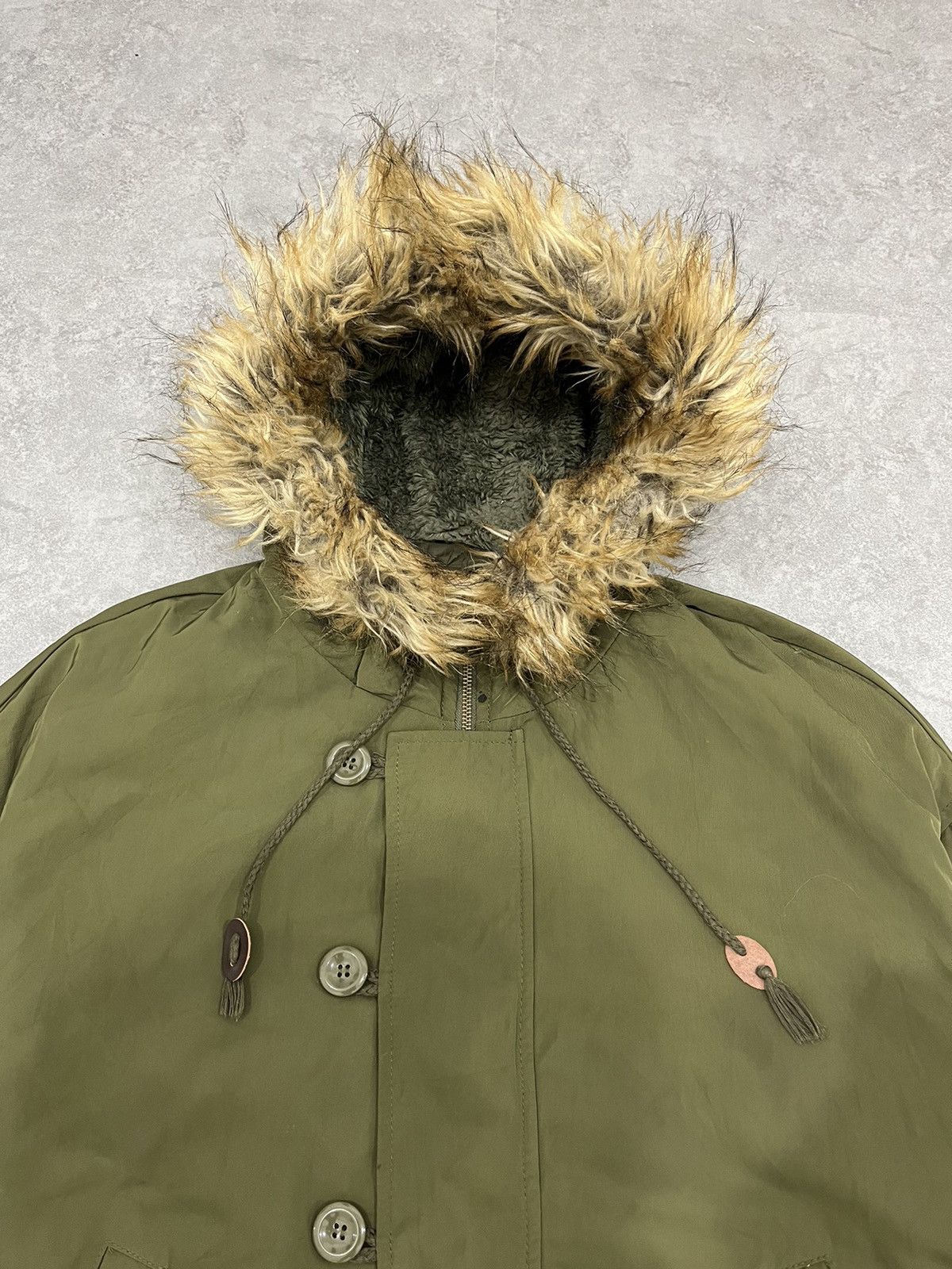 If Six Was Nine 2000s Bomber N2B Type KMRii Style Puffer Faux Fur Jacket Size US L / EU 52-54 / 3 - 7 Thumbnail
