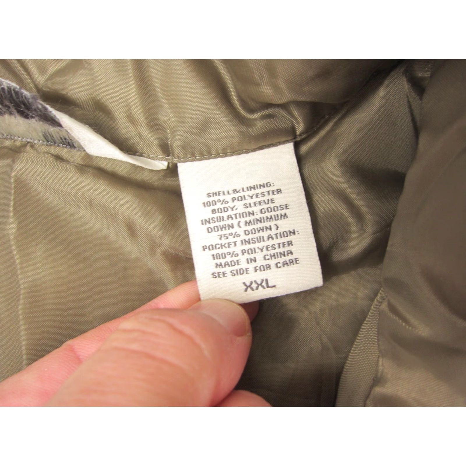 Eddie Bauer Eddie Bauer Jacket Womens 2XL Olive Green Quilted Goose Down Button Snap Caliber: Casual Winter Travel Size XXL / US 16-18 / IT 52-54 - 4 Thumbnail