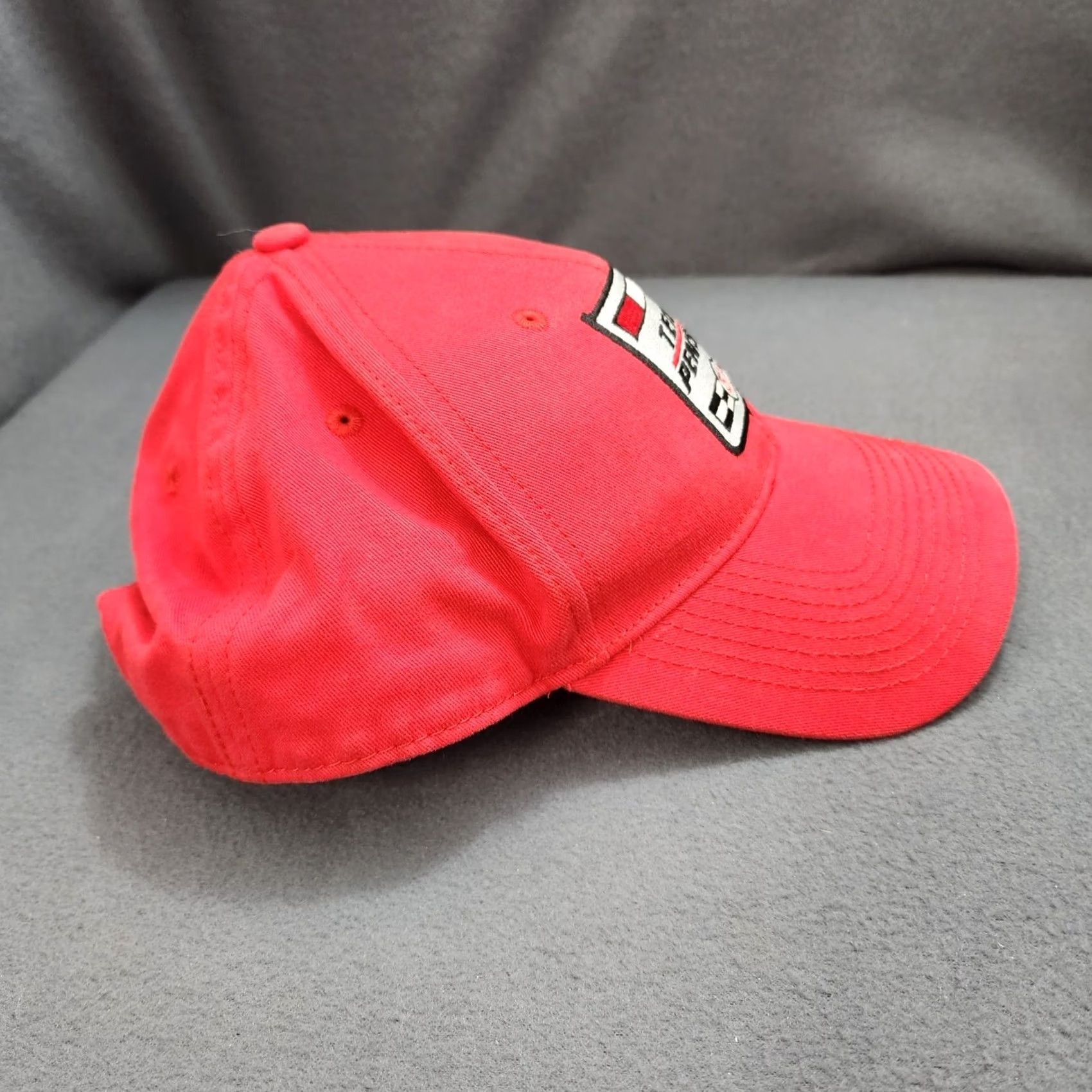 NASCAR Team Penske Hat Red Strapback Cap NASCAR Racing Adjustable Embroidered Logo Mens One Size Red Baseball Cap Size ONE SIZE - 5 Thumbnail