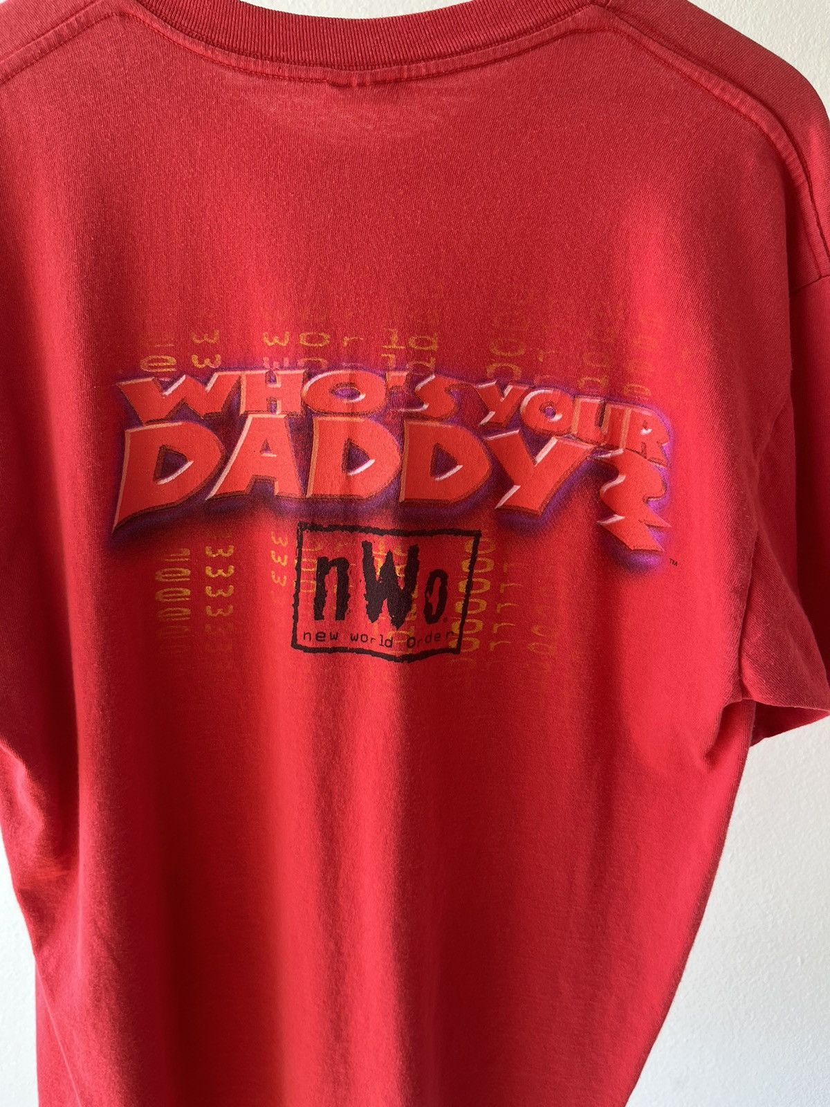 Vintage × WWE Scott Steiner "Who's Your Daddy?" 1999 WCW/WWE/NWO Tee Size US XL / EU 56 / 4 - 11 Thumbnail