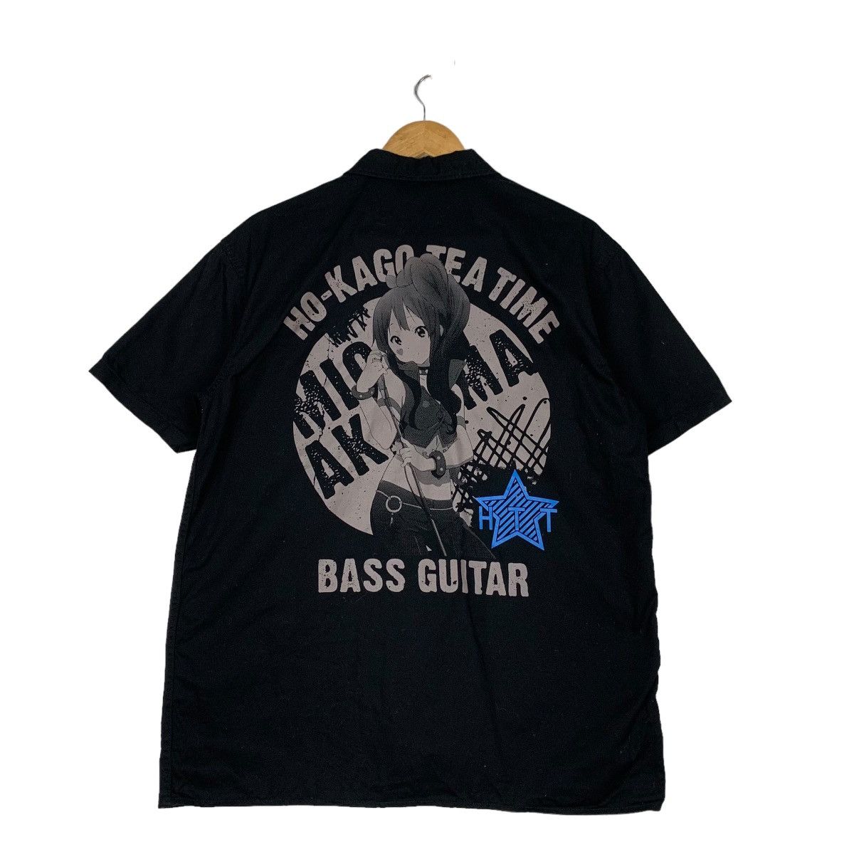 K-ON! MIO AKIYAMA Bass Guitar Graphic Anime Shirt #0944-C42