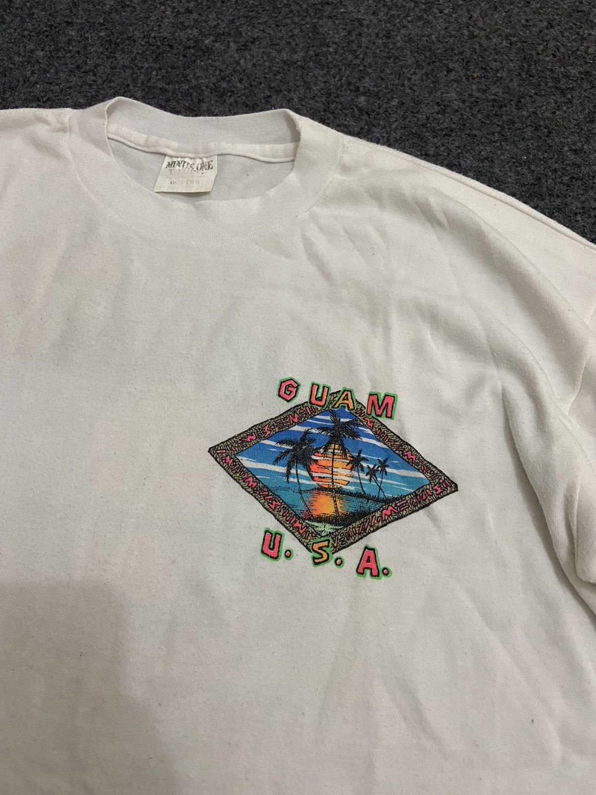 Vintage Minus one Guam USA vintage hawaii t-shirt Size US M / EU 48-50 / 2 - 2 Thumbnail