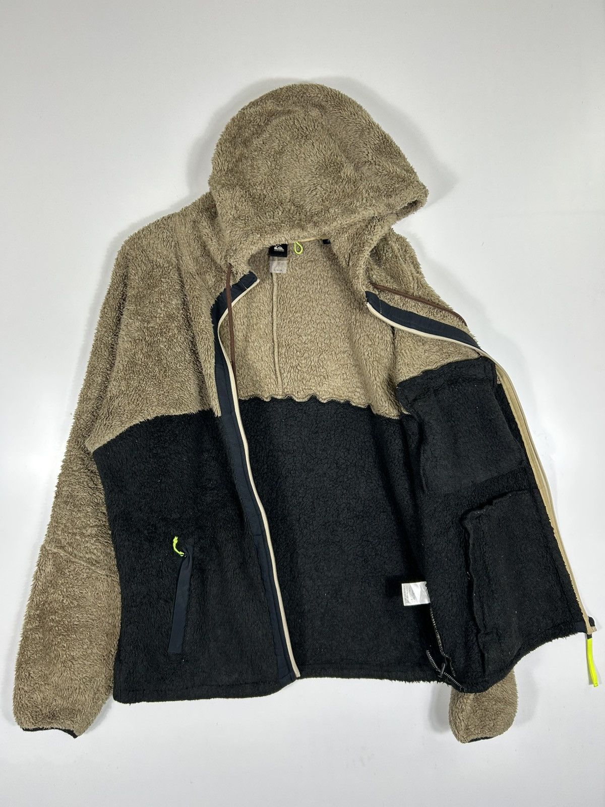 Quiksilver Vintage Quiksilver Colour block Hoodie Tech Fleece Jacket Size US L / EU 52-54 / 3 - 9 Thumbnail