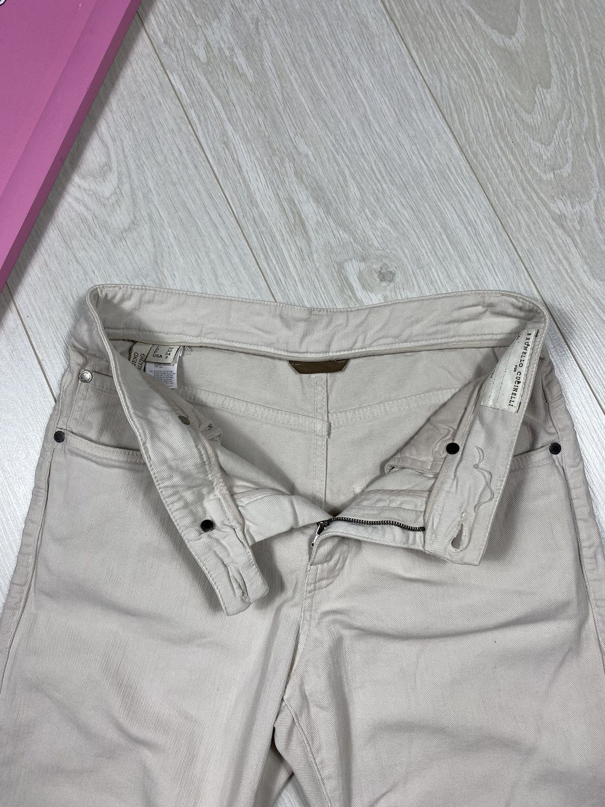 Brunello Cucinelli Brunello Cucinelli Boyfriend Low Slung Pants Size 26" / US 2 / IT 38 - 9 Thumbnail