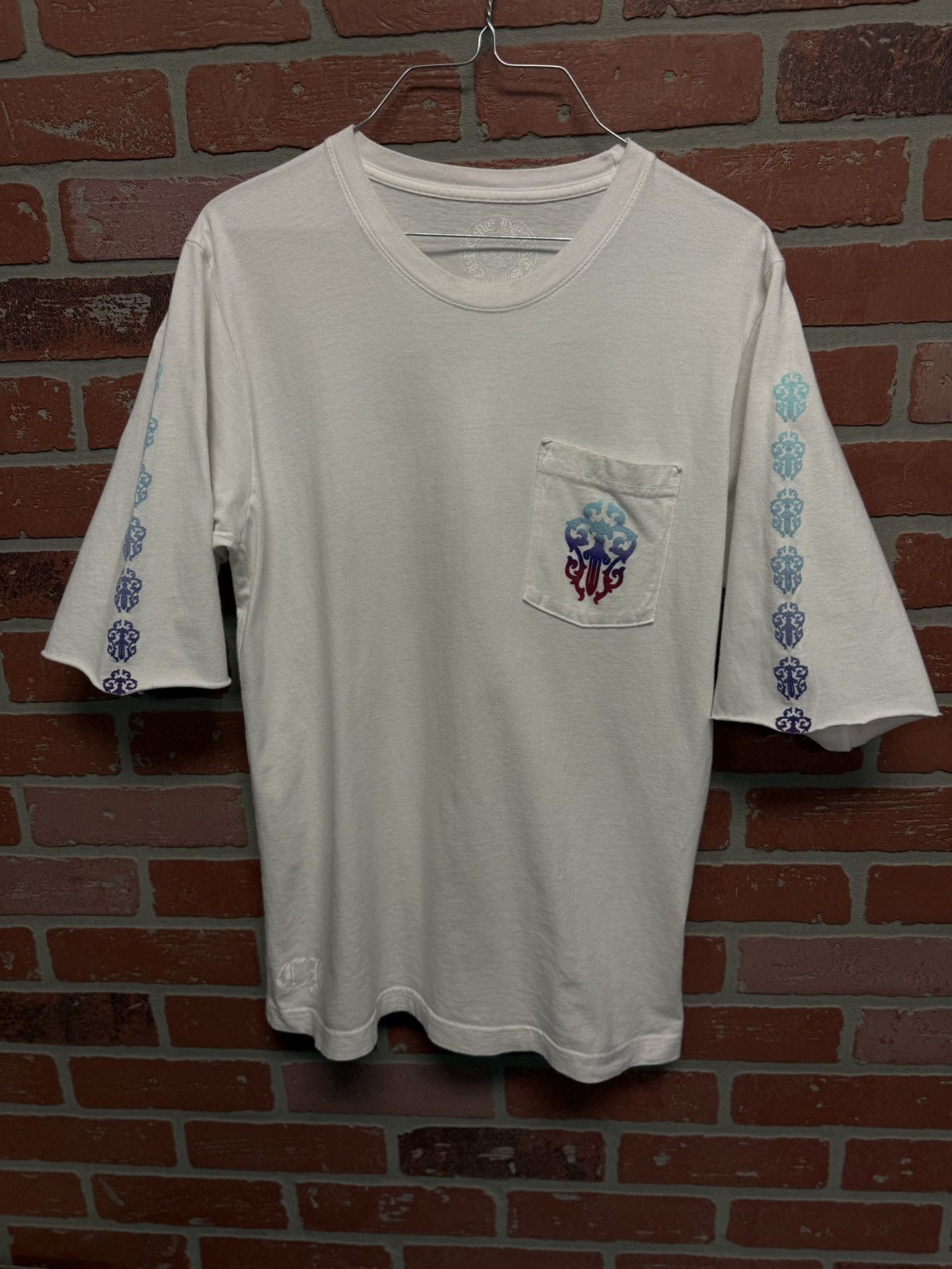 Chrome Hearts Chrome Hearts Colorful Dagger Tee Shirt Cut Sleeve Size M Size US M / EU 48-50 / 2 - 6 Thumbnail