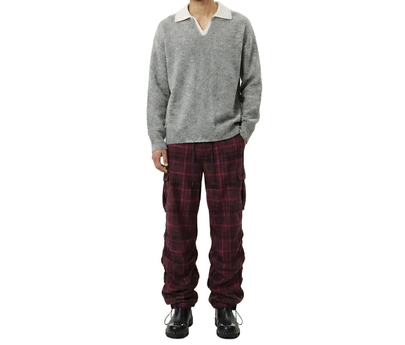 Other Marled V-Neck Polo Sweater | Wool-Cotton Size US M / EU 48-50 / 2 - 8 Thumbnail