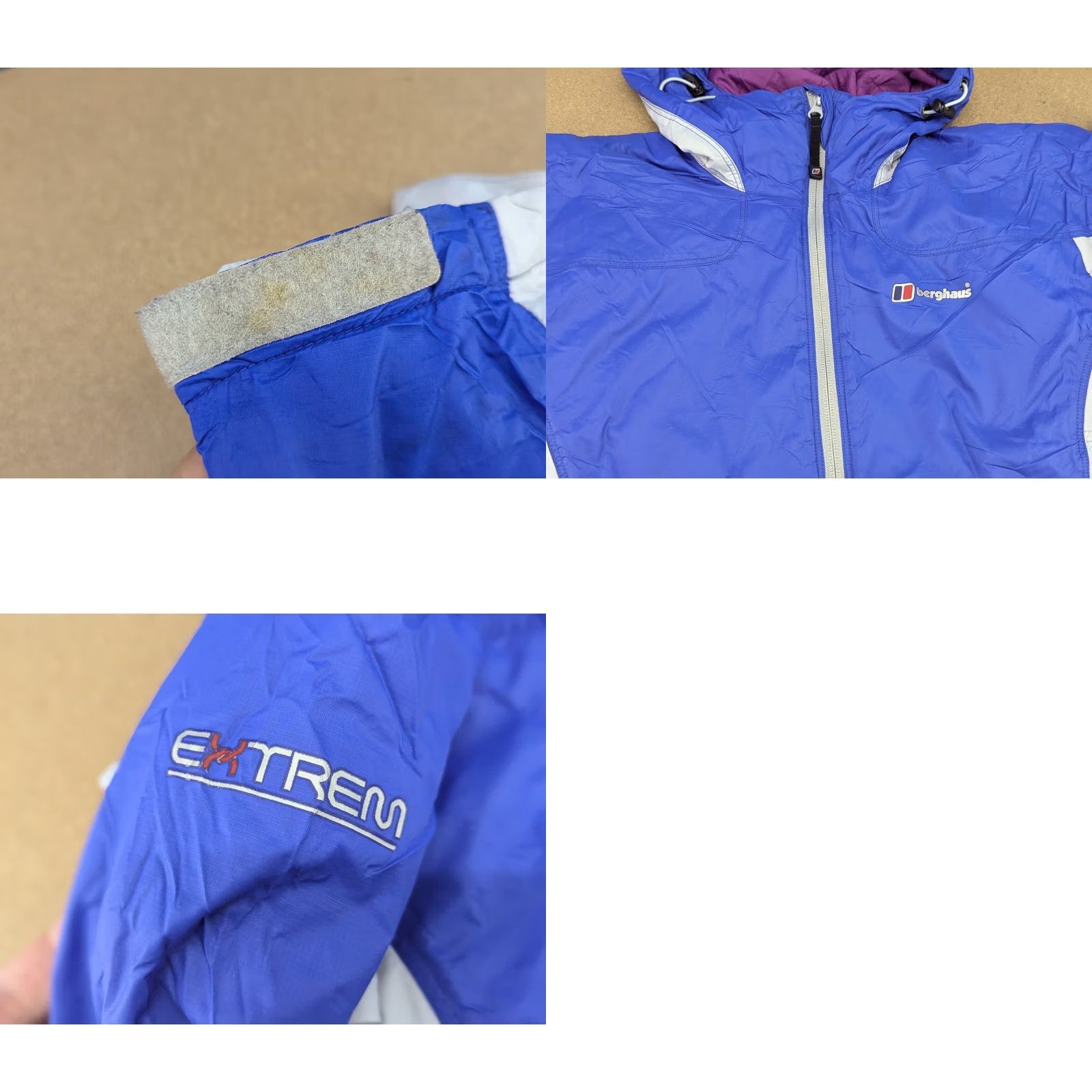 Berghaus Berghaus Extrem Womens Jacket Sz 12 Outdoor Hooded Primaloft Blue White Multicolor Water Resistant Full Zip Softshell Jacket Womens Size XL / US 12-14 / IT 48-50 - 10 Thumbnail