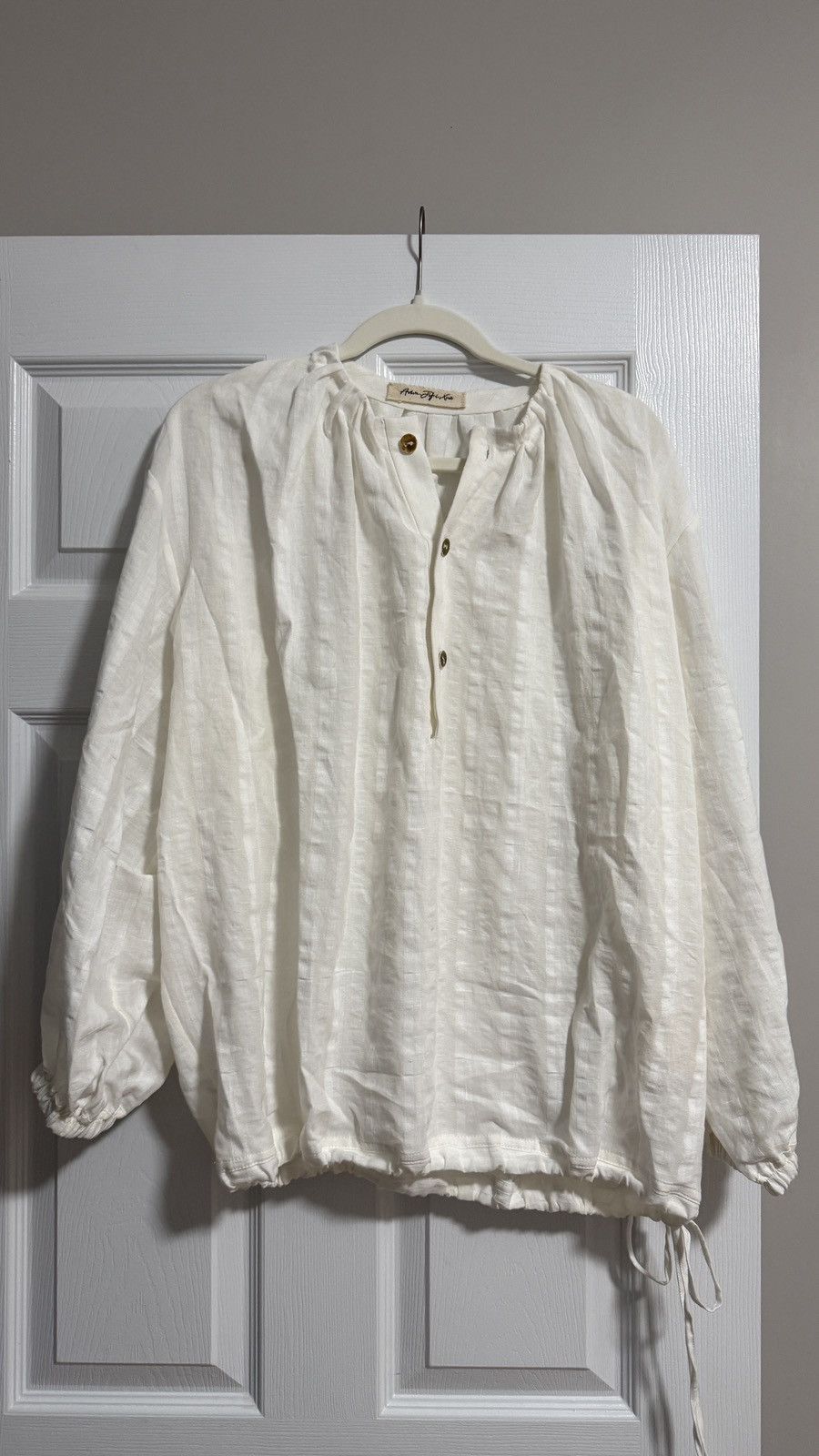 Aviva Jifei Xue Aviva Jifei Xue Gathered Pullover Shirt Size XS / US 0-2 / IT 36-38 - 1 Thumbnail