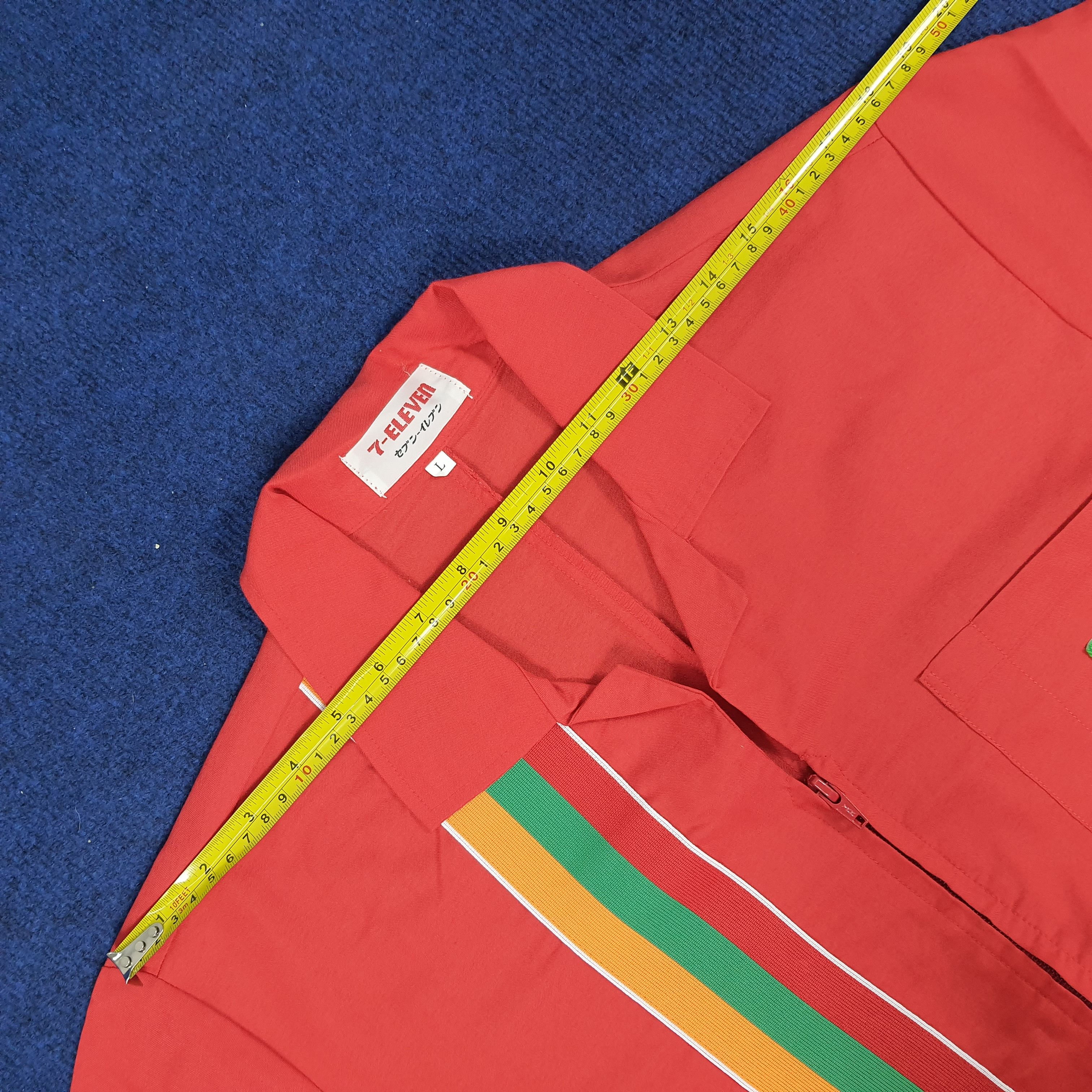 Edition Japan × Japanese Brand × Vintage Vintage 7 Eleven Japan Edition Staff Uniform Work Jacket Size US L / EU 52-54 / 3 - 8 Thumbnail