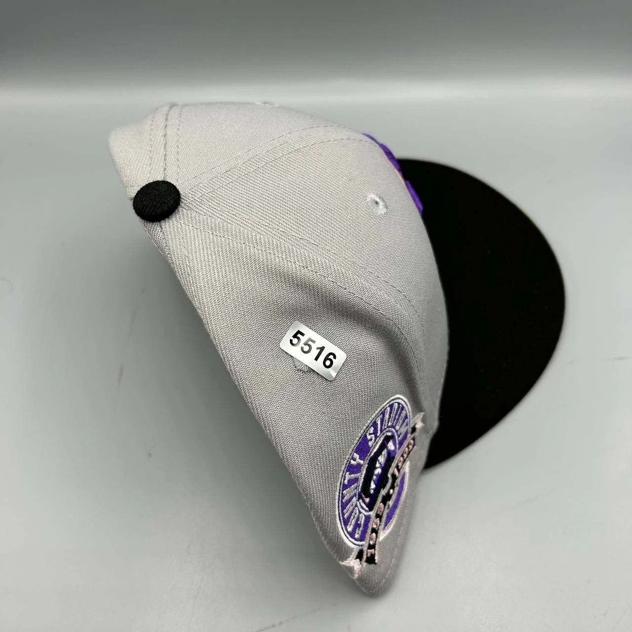 New Era Milwaukee Brewers Hat Men 7 3/8 59Fifty New Era MLB Fitted Size ONE SIZE - 9 Thumbnail