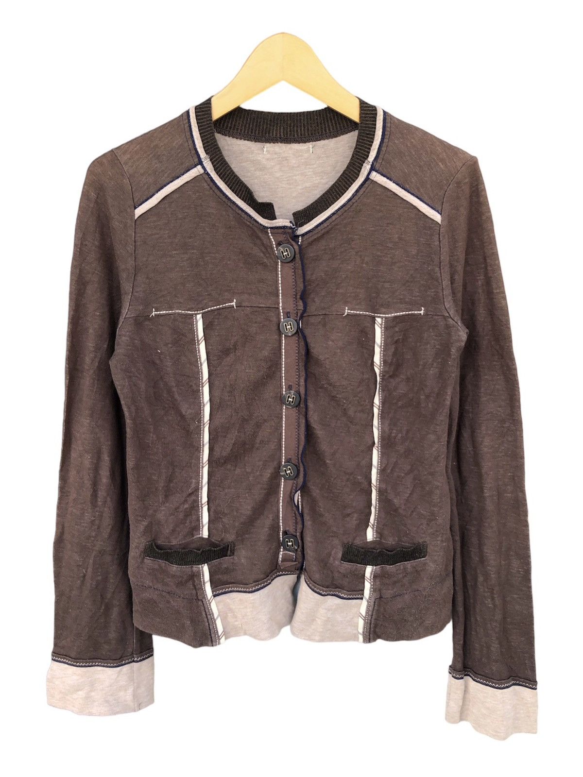 Trunk Hiroko Koshino Sweater Button Ifsixwasnine Lgb style