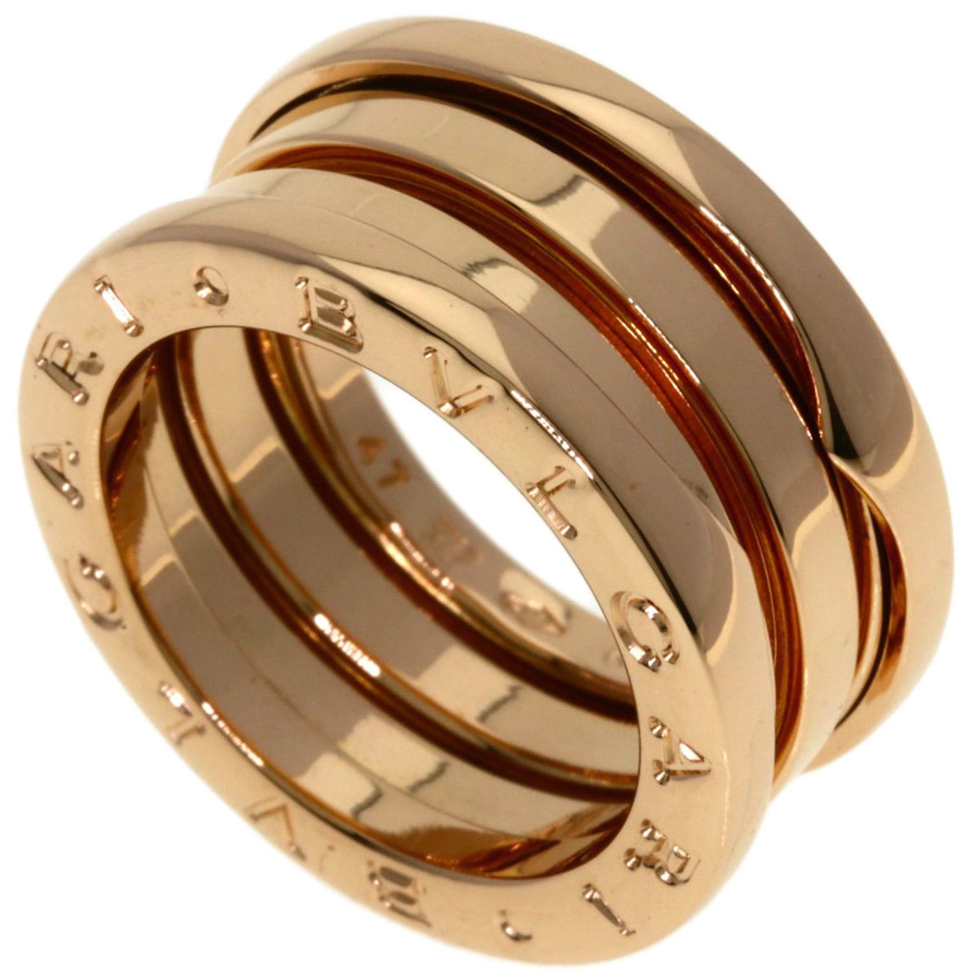 Bvlgari BVLGARI B-zero1 2-band ring #47, 18K pink gold, women's. Size ONE SIZE - 1 Thumbnail