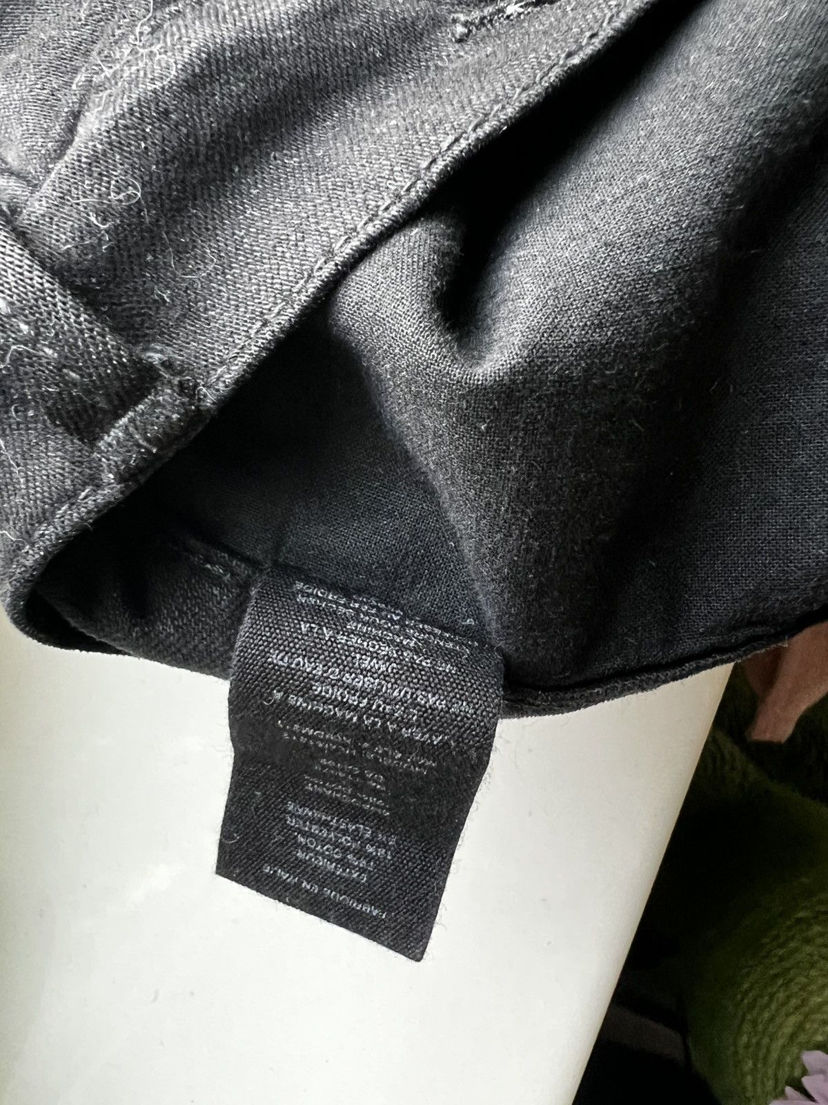 Helmut Lang Helmut Lang: Black Cargo Pants with Leather Strap Size US 32 / EU 48 - 9 Thumbnail