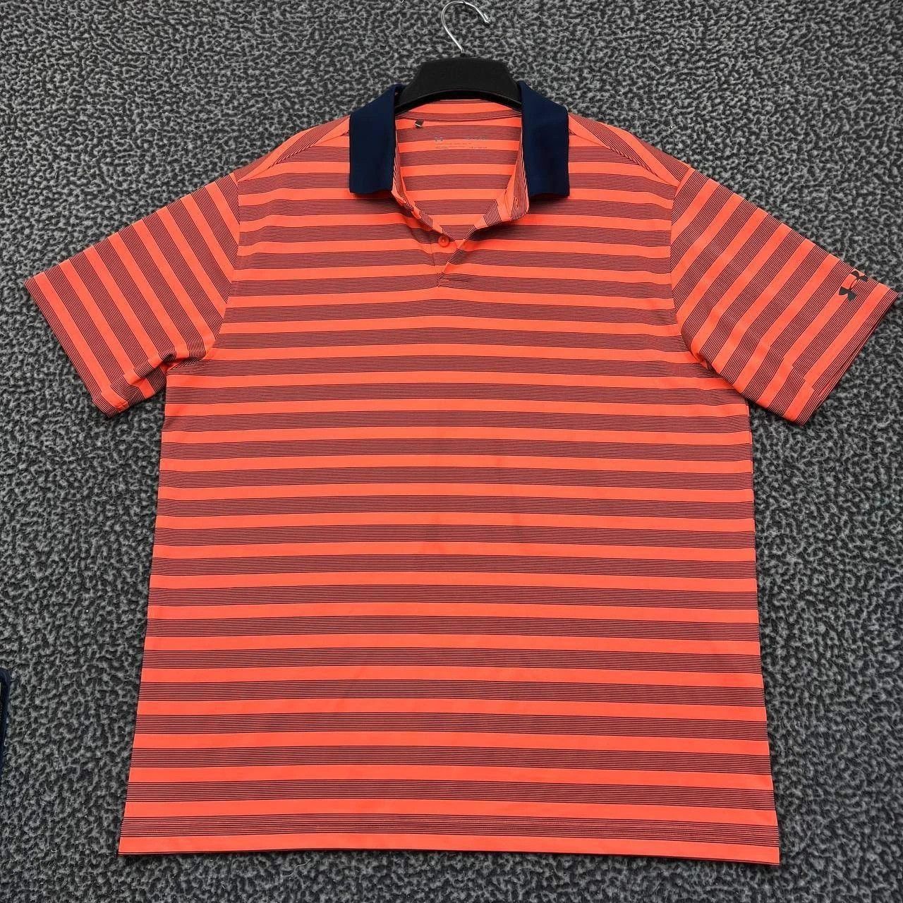 Under Armour Under Armour Golf Polo Shirt Men Striped Collared XL Size US XL / EU 56 / 4 - 1 Thumbnail