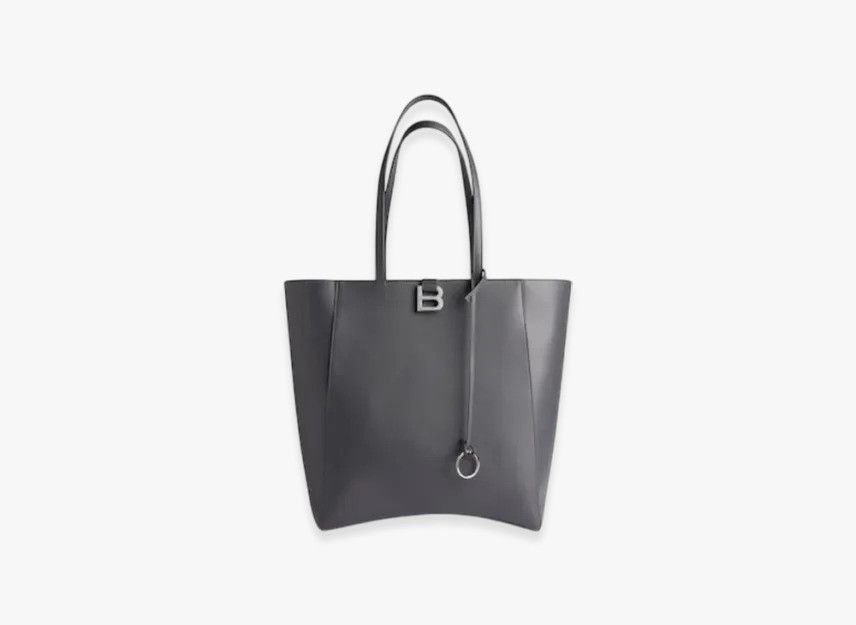 Balenciaga o1srvl11e0326 Size: OS / Hourglass Soft Medium Tote Bag Grey Size ONE SIZE - 1 Preview
