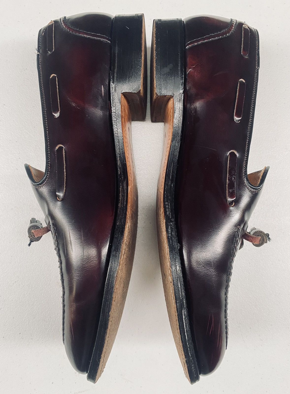 Cheaney Church’s 🇮🇹 RT Cheaney Merlot shell cordovan tassel loafer 12 Size US 12 / EU 45 - 6 Thumbnail