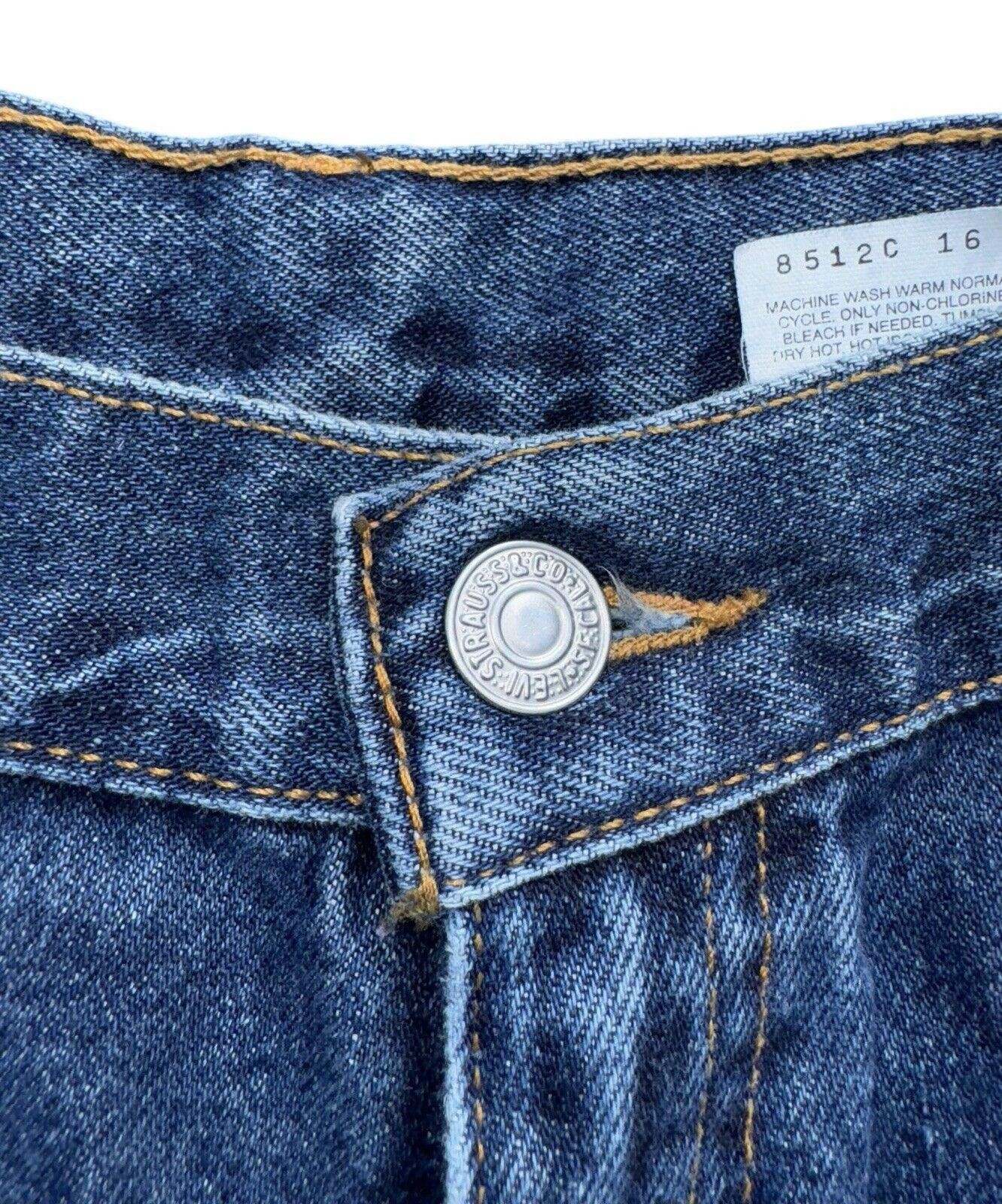 Levi's Vintage Levis 560 90s Blue Wash Loose Fit Jeans Womens 14 Size 36" / US 14 / IT 50 - 5 Thumbnail
