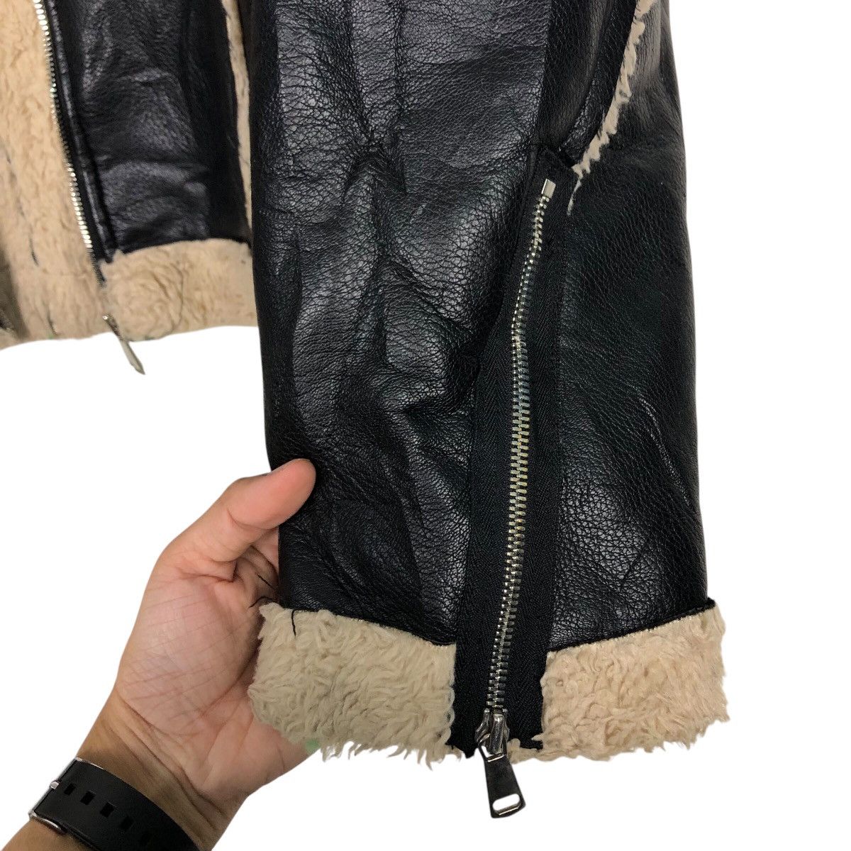Japanese Brand 📌Vintage Leather Jacket Style Nanda Japan Issey Miyake Size US M / EU 48-50 / 2 - 16 Thumbnail