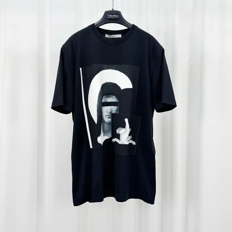 Givenchy Givenchy Black Logo Graphic Short Sleeve T-shirt 0089 Size US S / EU 44-46 / 1 - 1 Thumbnail