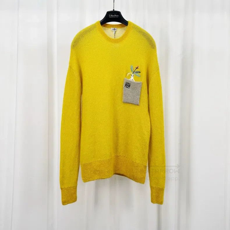 Loewe Loewe 25 Pockets Embroidered Mohair Knit Sweater Size M / US 6-8 / IT 42-44 - 1 Thumbnail