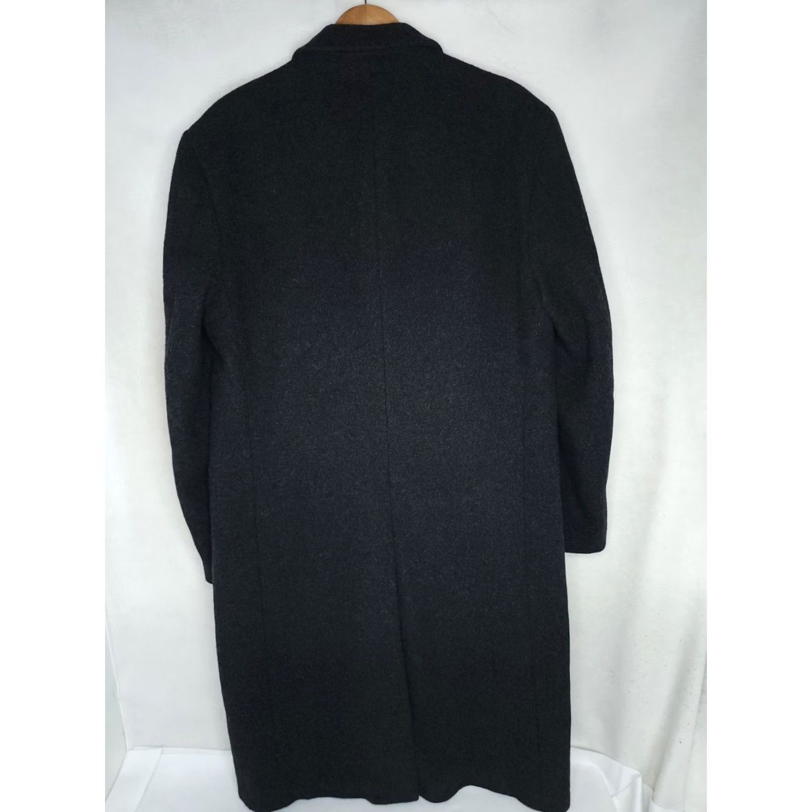 Doublet VINTAGE Traditionalist Mens Coat Trench Coat Gray 44 Long Double Breasted Lined Wool Size US S / EU 44-46 / 1 - 2 Thumbnail