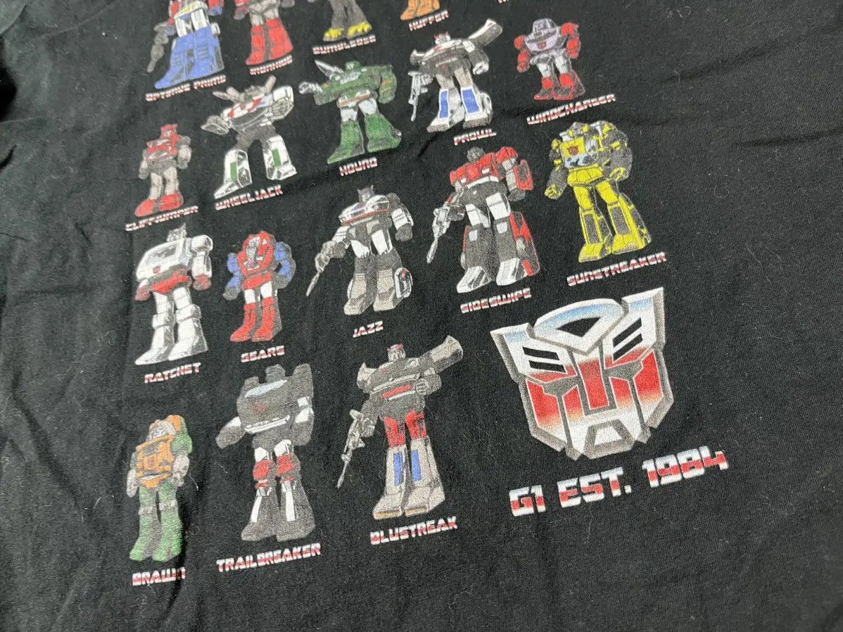 Anime Movie Tshirt Transformer retro all hero size Medium Size US M / EU 48-50 / 2 - 4 Thumbnail