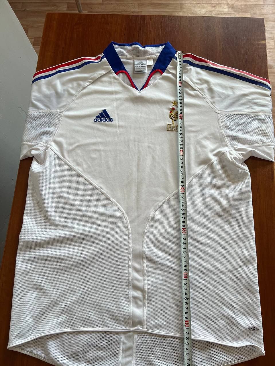 Adidas 2004/06 FRANCE TEAM AWAY SOCCER JERSEY FOOTBALL SHIRT ADIDAS Size US L / EU 52-54 / 3 - 14 Thumbnail