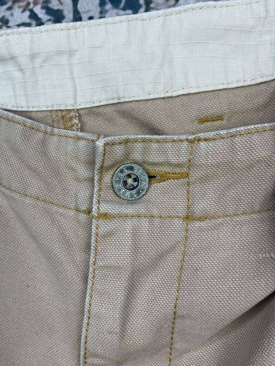 L.L. Bean Vintage LL Bean Double Knee Distressed Canvas Pants Size US 32 / EU 48 - 5 Thumbnail