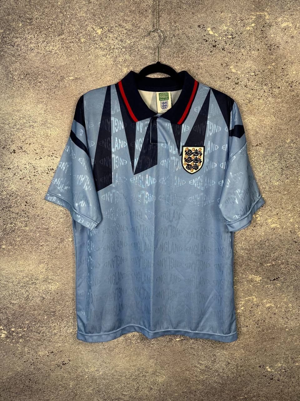 Vintage 90's England National Team 1994 Score Draw Jersey Size US L / EU 52-54 / 3 - 1 Thumbnail