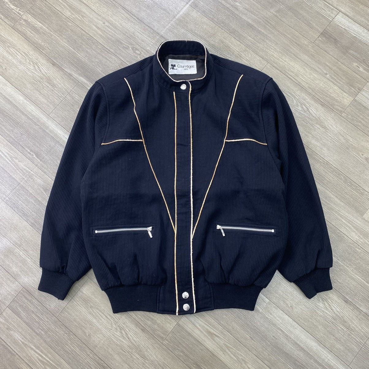 Courreges Vintage Courreges Paris Bomber Work Jacket Luxury Size US M / EU 48-50 / 2 - 1 Thumbnail