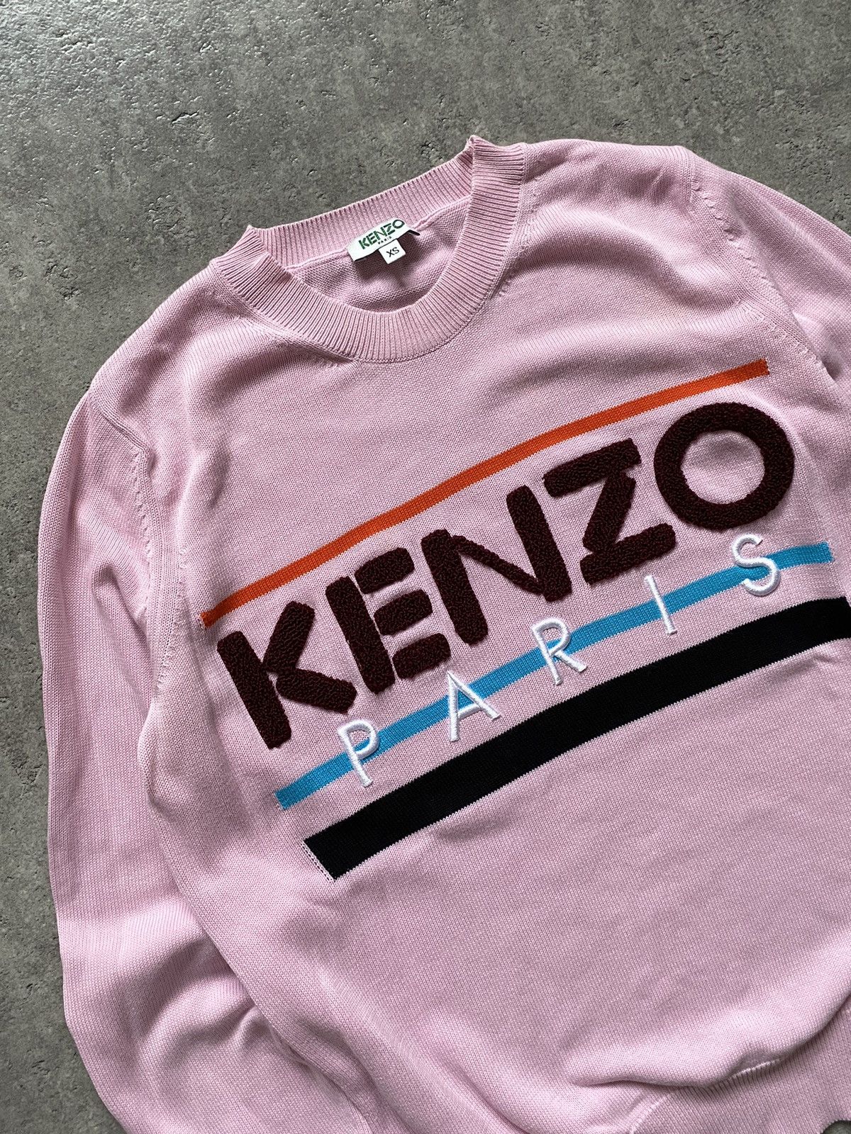 Kenzo Kenzo Cotton Pink Cute Sweater Size XS / US 0-2 / IT 36-38 - 2 Thumbnail