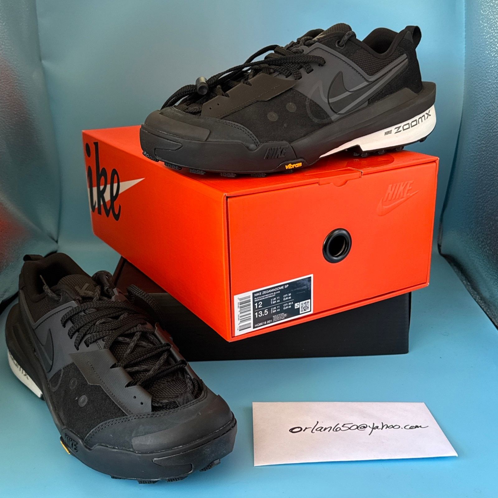 Nike Sacai x Nike Zegamadome SP m12 Size US 12 / EU 45 - 1 Thumbnail