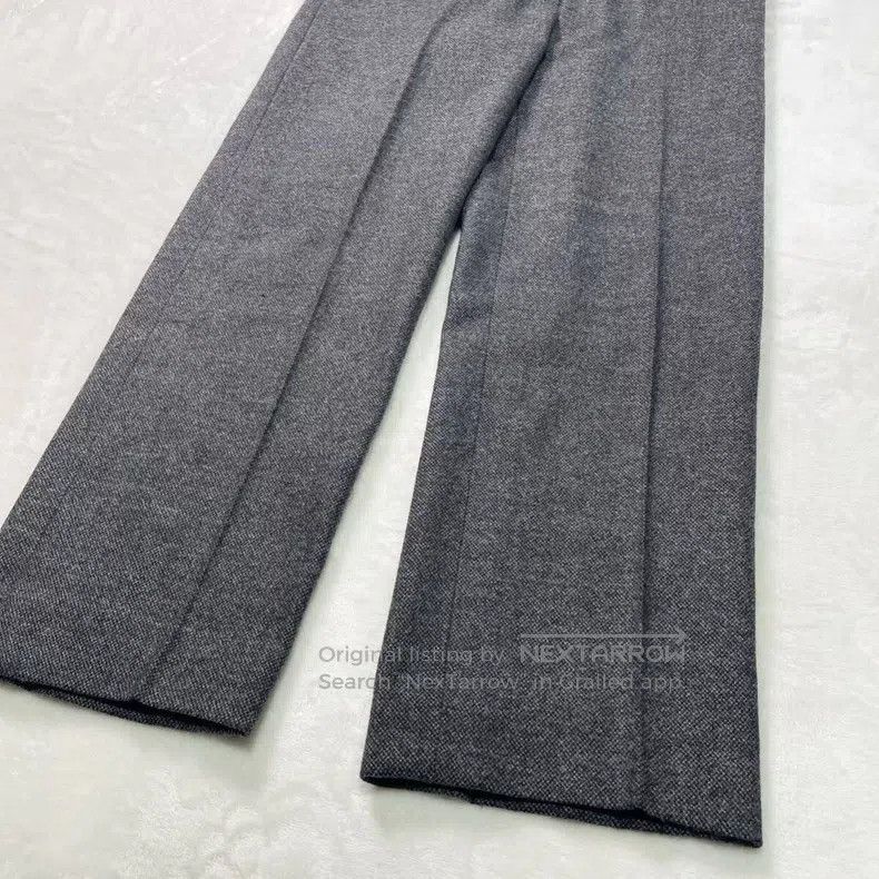 Hermes Hermes Margiela Period Tweed Wide Casual Pants Size 27" / US 4 / IT 40 - 2 Thumbnail