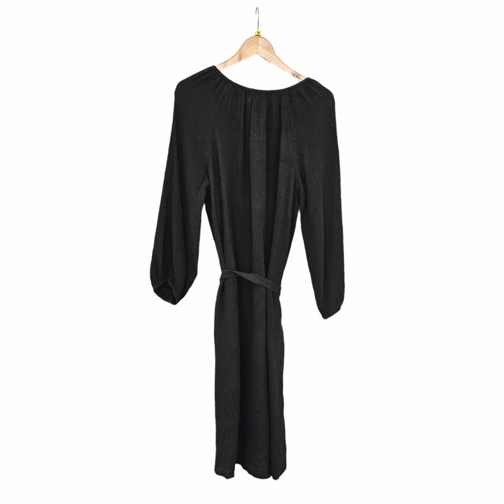 Velvet Velvet by Graham & Spencer Womens Dress Khaki Green XS 3/4 Sleeve A-Line Knee Length 100% Cotton Belted Pockets V-Neck Size XS / US 0-2 / IT 36-38 - 2 Thumbnail