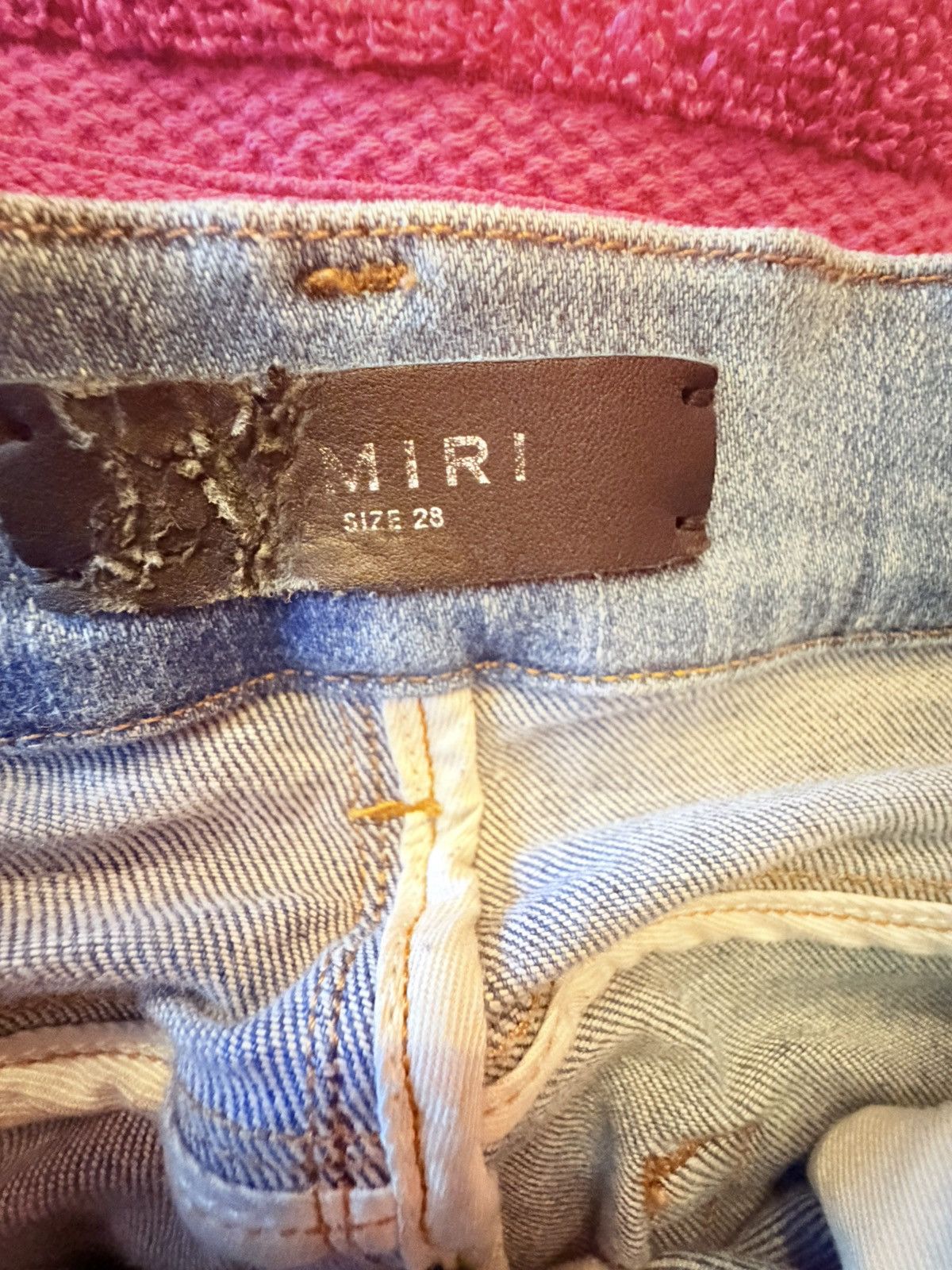Amiri Amiri Women's Jeans Pants Size 28 Size 28" / US 6 / IT 42 - 3 Thumbnail
