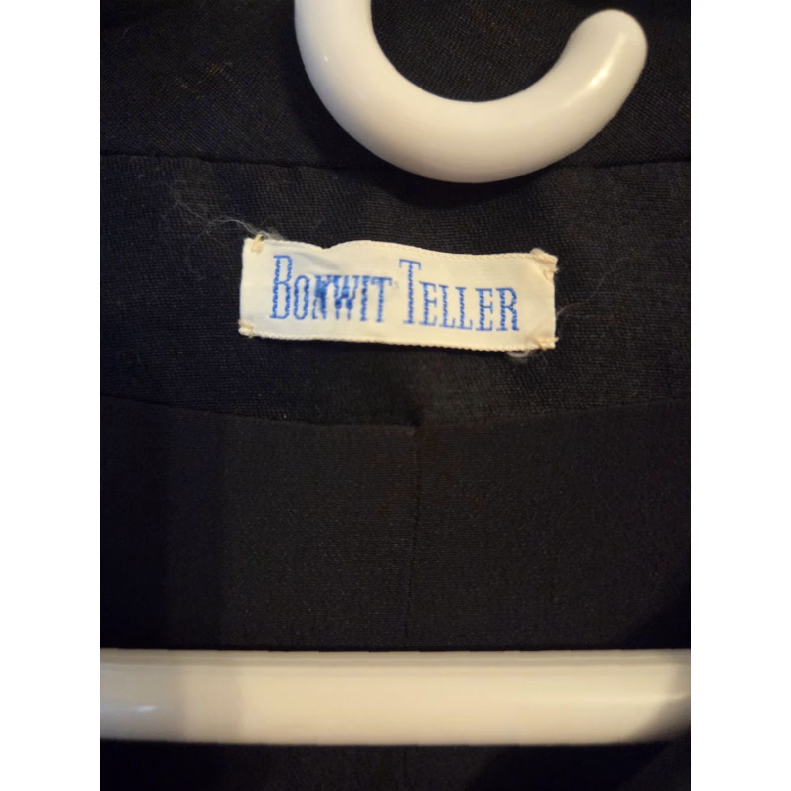 Vintage VINTAGE Bonwit Teller MS Couture Black Short Jacket Blazer M Womens 1960s Size 32" / US 10 / IT 46 - 2 Thumbnail