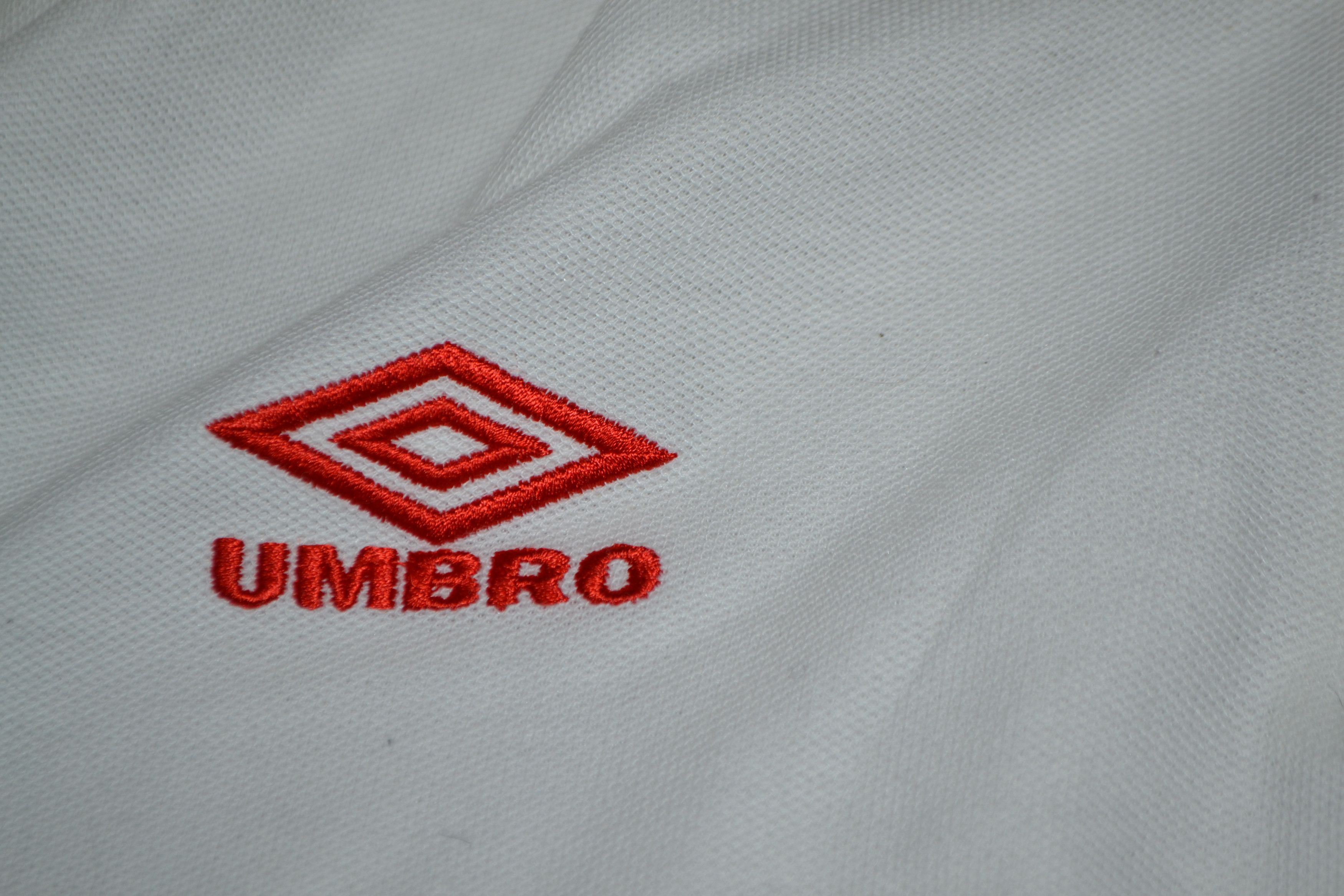 Umbro Vintage Manchester United 90s Pre Match Polo Shirt Jersey Size US L / EU 52-54 / 3 - 5 Thumbnail