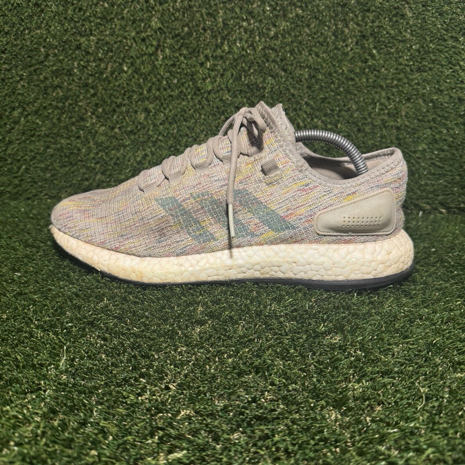 Adidas Size 9 - adidas PureBoost Silver Multi Color Size US 9 / EU 42 - 1 Thumbnail